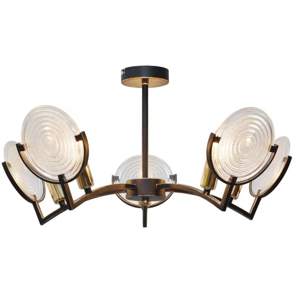 

люстра подвесная toplight roxana tl1194x-05bk е14 5x40вт ip 20