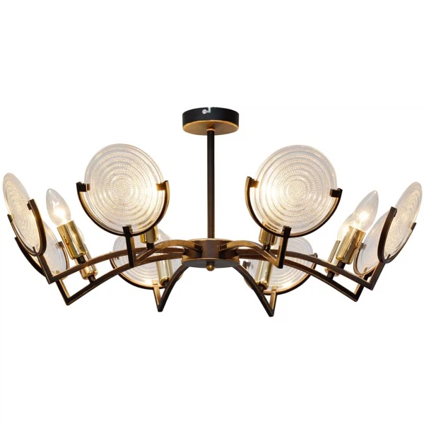 

люстра подвесная toplight roxana tl1194x-08bk е14 8x40вт ip 20