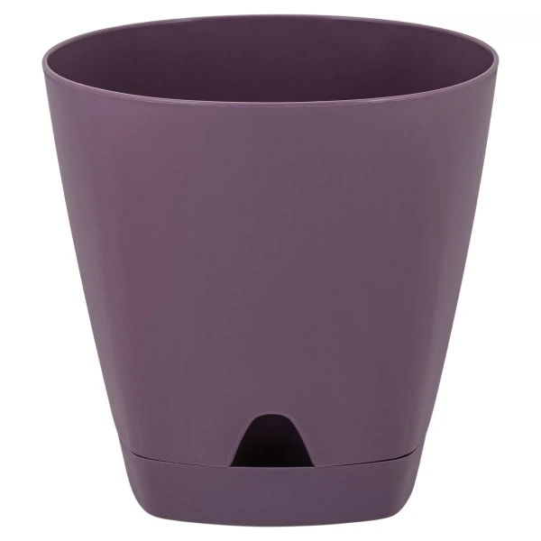 

горшок для цветов amsterdam d 170 mm/2,5l с подставкой морозная слива