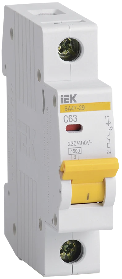 Изображение товара Выключатель автомат. 1р 20А С 4,5кА ВА47-29 ИЭК