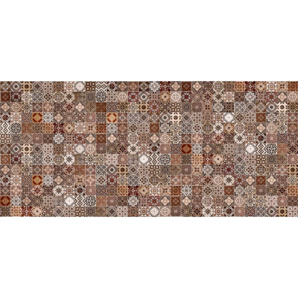 

плитка настенная hammam 44х20 коричневый рельеф hag111d, Коричневая