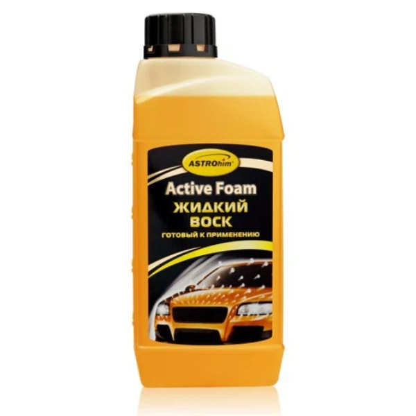 

автополироль кузова 1л жидкий воск готовый к применению active foam астрохим ас-440