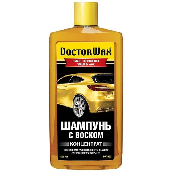 Автошампунь 600мл с воском (концентрат) doctor