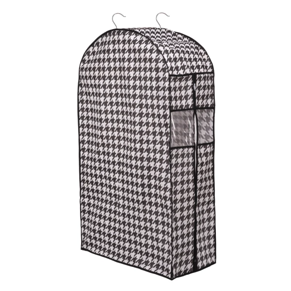 Фото Кофр подвесной для одежды 1000*600*300 пепита handy home черно-белый uc-123