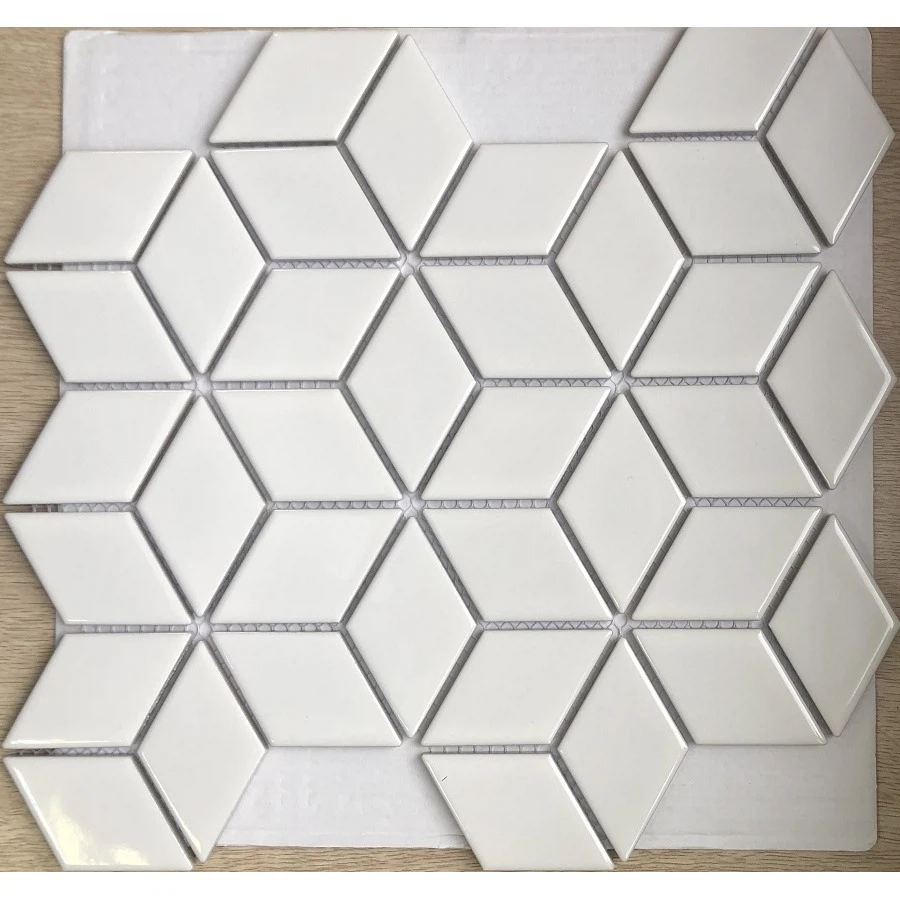 Изображение товара Керамическая мозаика MEDINA WHITE 26x30 для стен глянцевая Польша