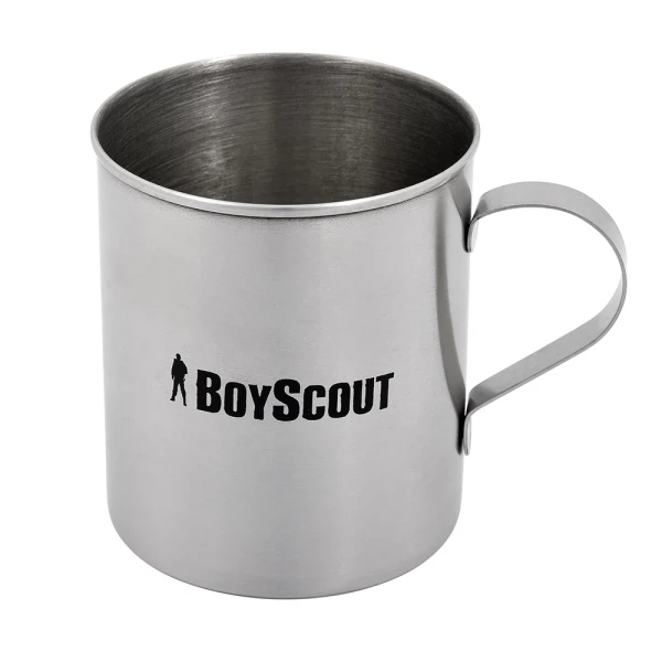 

кружка туристическая 400 мл boyscout нержавеющая сталь
