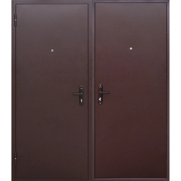 дверь входная стройгост 5 рф мет/мет 2050х860мм левая, медный антик