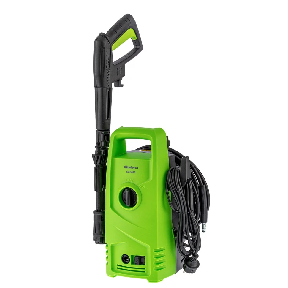 Изображение товара Моечная машина высокого давления АМ-1400, 1400 Вт, 105 бар, 330 л/ч, переносная Сибртех