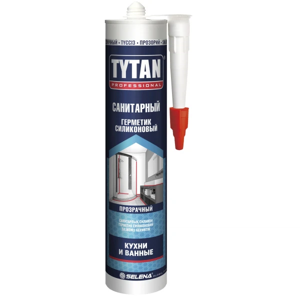 

герметик tytan professional санитарный 280мл бесцветный