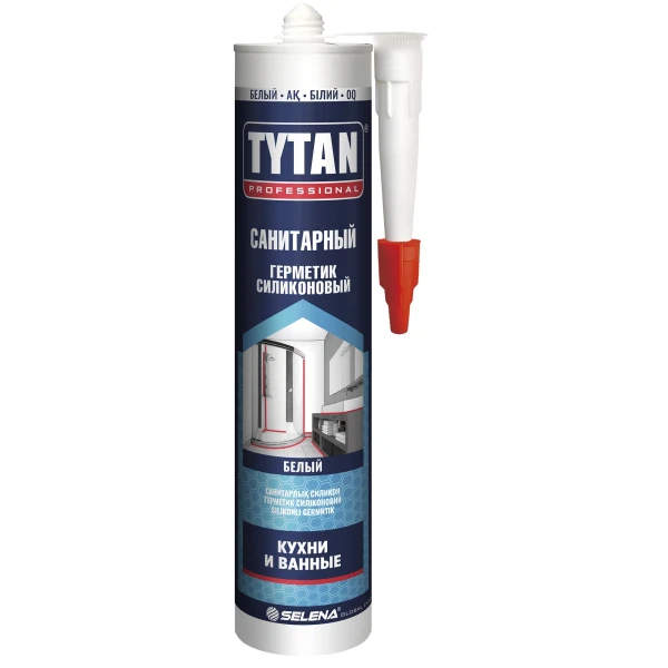 

герметик tytan professional санитарный 280мл белый