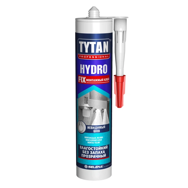 

клей монтажный tytan professional hydro fix универсальный 310мл.