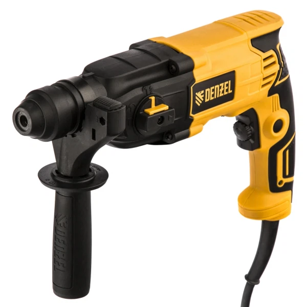 

перфоратор электрический rh-650-18, sds-plus, 650вт, 2,0дж, 3+1 реж.// denzel 26603