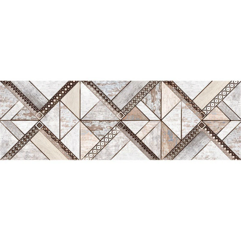 Изображение товара Керамический декор Эссен 20х60 бежевый для стен Нефрит-Керамика