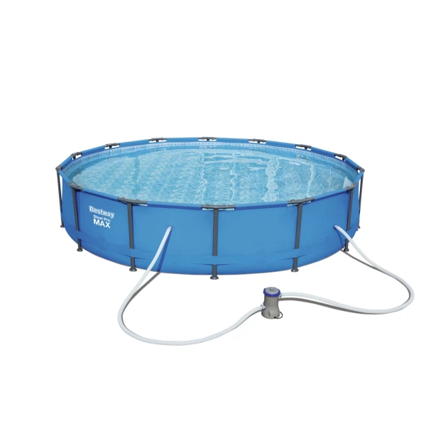 

бассейн каркасный steel pro max с ф-насосом 427*84см, 10220л, bestway 56595