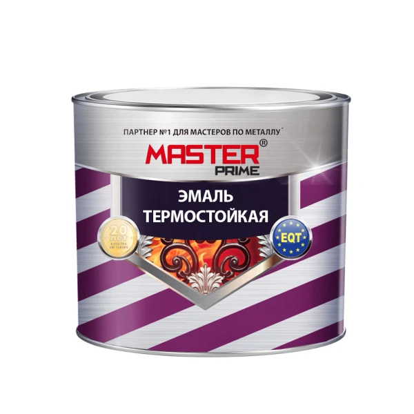 

эмаль термостойкая master prime черный 0.4 кг