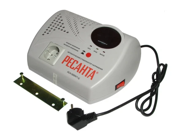 

стабилизатор ресанта настенный ach-500н/1-ц 140-260в ip20, 0,5квт 63/6/9