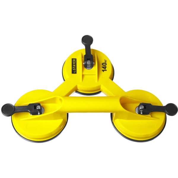 

стеклодомкрат stayer "master" maxlift, пластмассовый, тройной, 140 кг, 33718-3