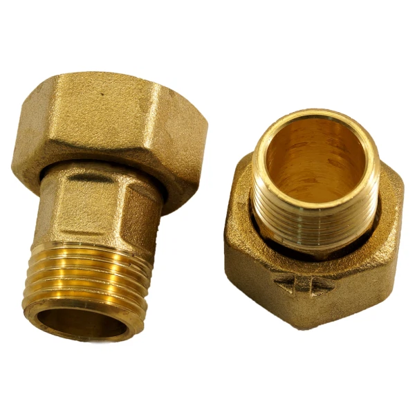 

штуцер для счётчика воды с накидной гайкой 1/2" (2 шт.), mp