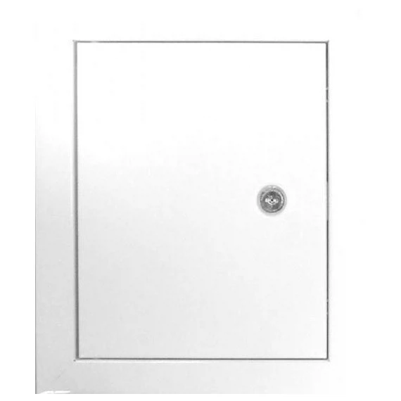 Изображение товара Люк-дверца 400*400мм фланец, металл, рамка 460*460мм, с замком, ЛТ4040М3, ERA