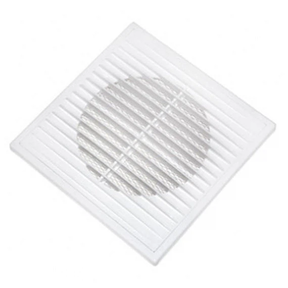 Изображение товара Решетка вентиляционная пластиковая 208x208 мм Era 2121П квадратная