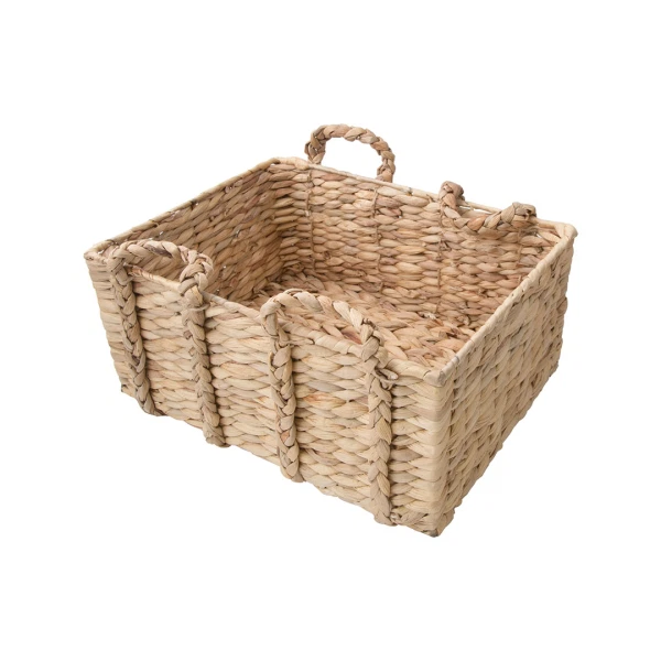 Фото Корзина стеллажная 400*300*240 золотая коса natura hause натуральная mif-10