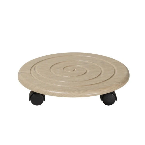Фото Комплект подставок напольных на колесах спираль дуб 2620955001