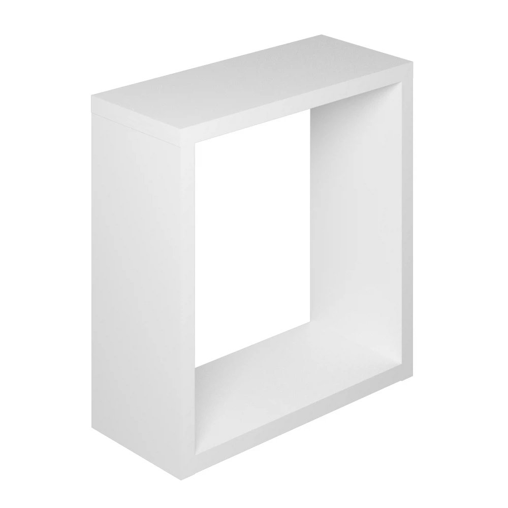 Изображение товара Квадратная белая полка MebelPRO 300x300 мм МП-501 для дома и офиса