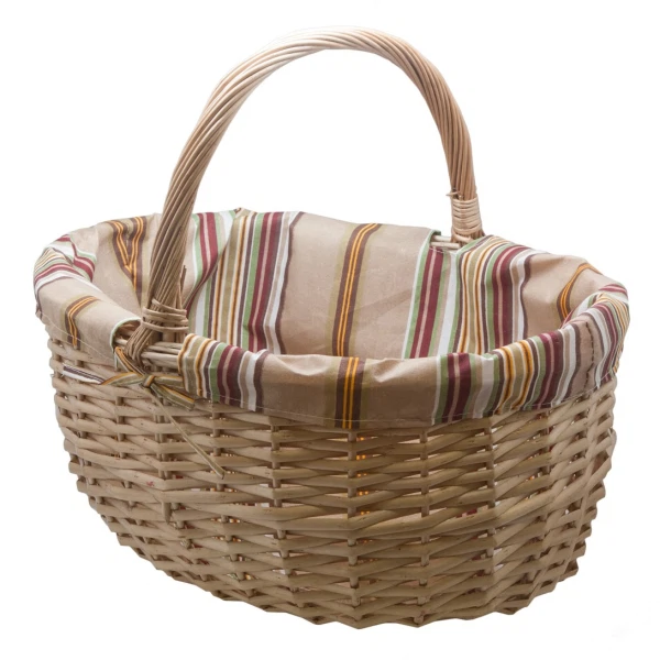 Фото Корзина декоративная 490*360*410 кузовок natura hause коричневый lid02