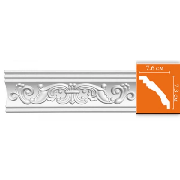 Фото Плинтус decomaster 73*76*2400мм 95406