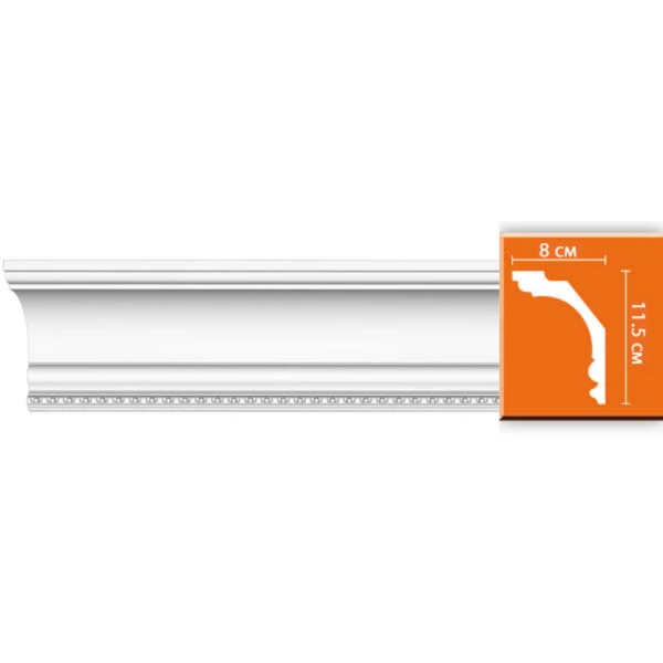 Фото Плинтус decomaster 115*80*2400мм dt 9810