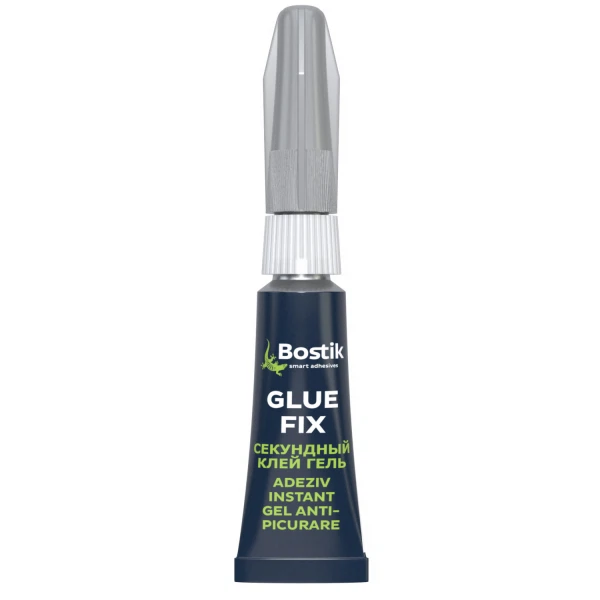 

секундный клей bostik glue fix гель 3гр.