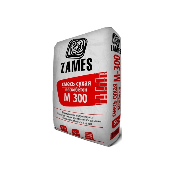 Смесь сухая цементно-песчаная zames м300