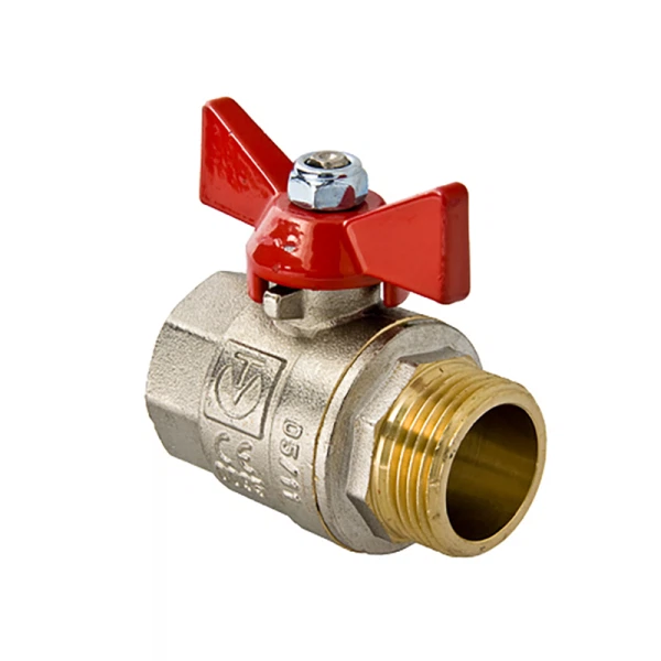 

кран шаровой 3/4' вн/нар бабочка valtec vt.218
