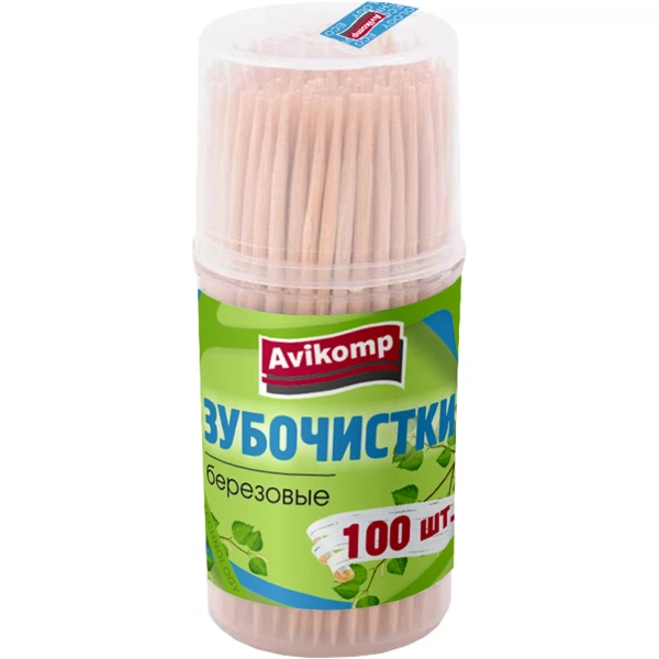 

зубочистки 100шт eco technology avikomp березовые 89390