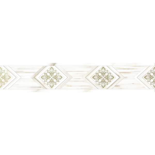

бордюр calacatta gold 7,5*40 белый 10200000102