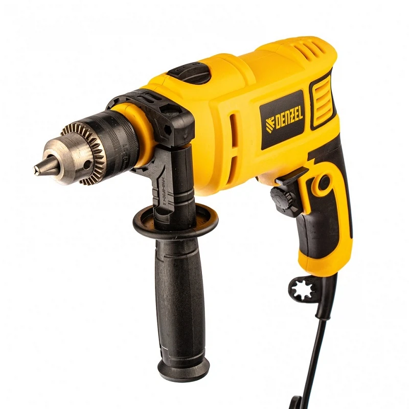 Изображение товара Дрель ударная ID-650 Denzel 650Вт с реверсом и регулятором оборотов