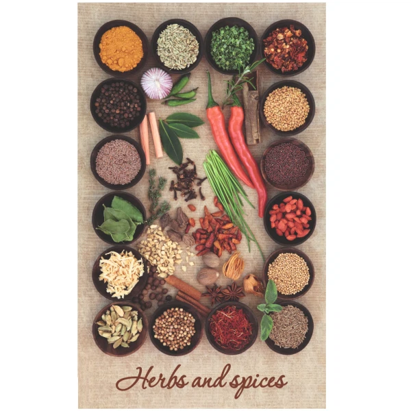 

доска кухонная 17,5х29см "herbs and spices"