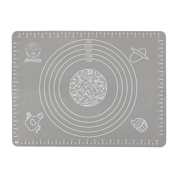 

коврик кулинарный 40*30см marmiton basic со шкалой силикон 17408