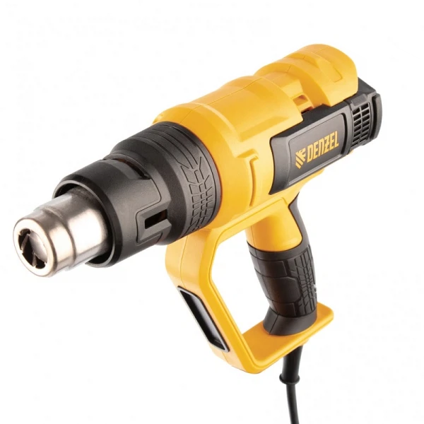 Фен технический hg-2000e denzel 2 режима, 2000вт, 250-500л/мин, 50-650с, 28007