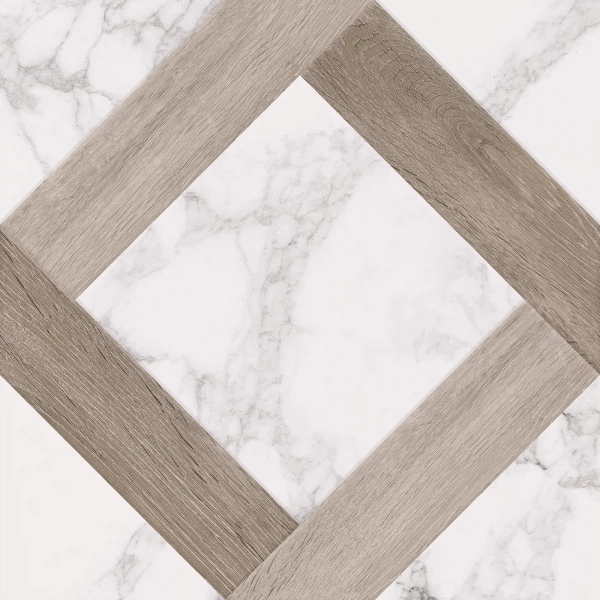 

керамогранит marmo wood grate 400*400 белый 4v088