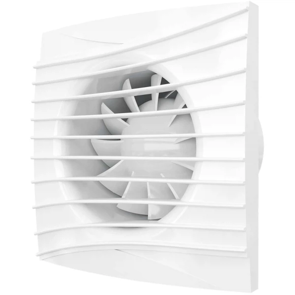 

вентилятор вытяжной осевой накладной 125мм silent 5c turbo белый, с обр.клап., diciti