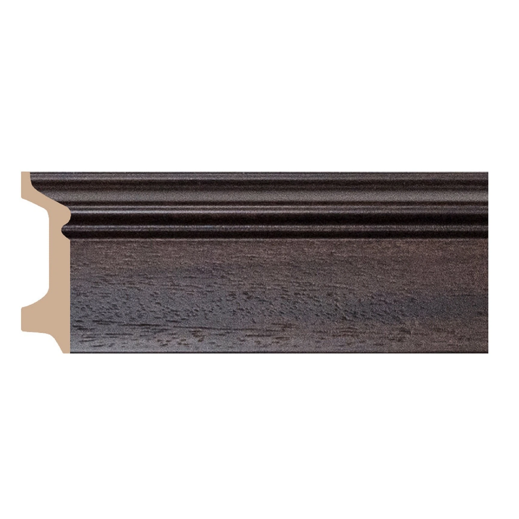 Изображение товара Плинтус дюрополимер 78 мм Напольный Decomaster Wood Line с кабель-каналом