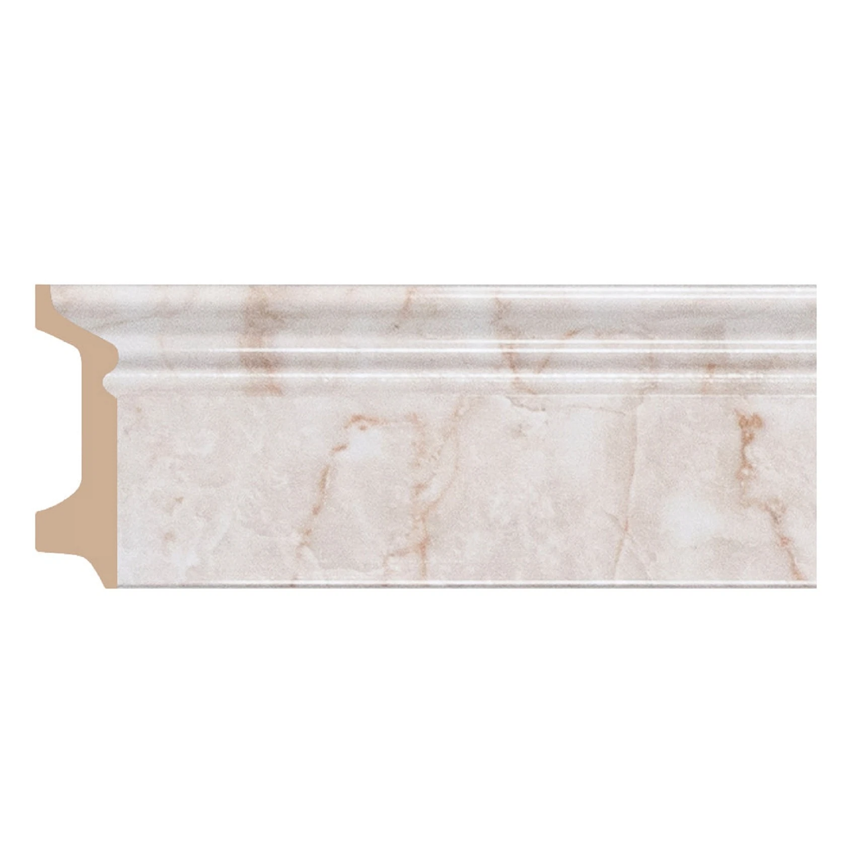 Изображение товара Напольный плинтус дюрополимер 78 мм Marble Decomaster