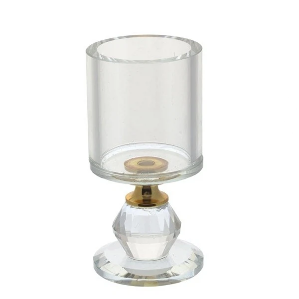 Фото Подсвечник 5*5*9см кристалл 611978