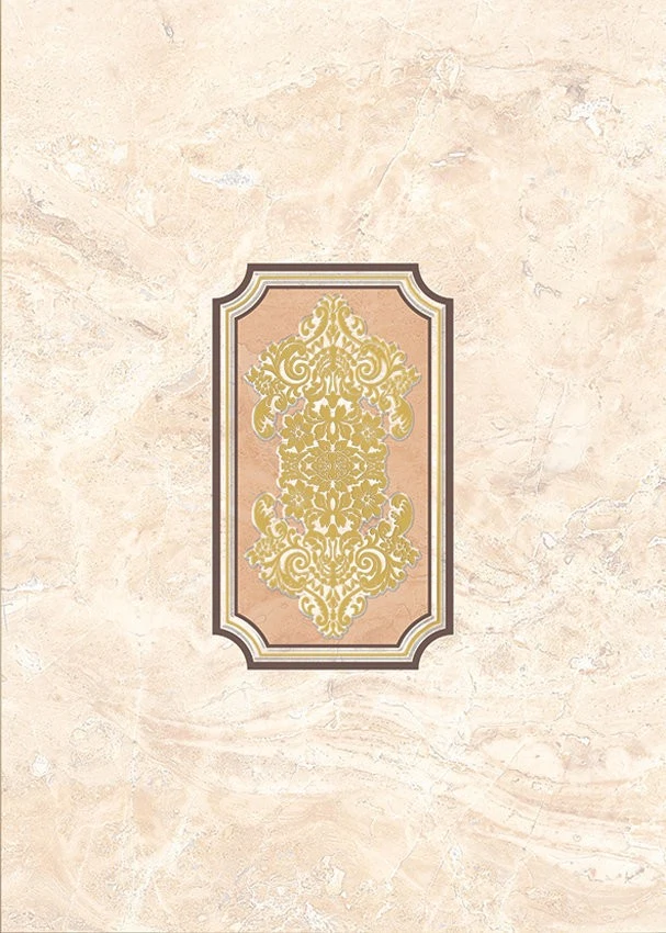 Изображение товара Декор для стен Непал 25x35 см керамический бежевый глянцевый