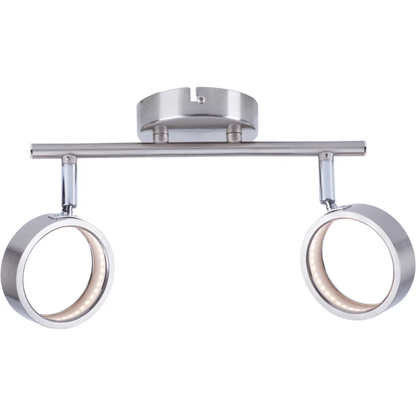 

спот toplight jacklyn tl1239y-02sn led 2х5вт матовый никель