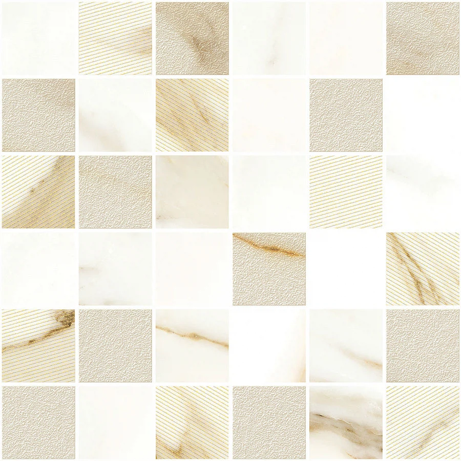 Изображение товара Мозаика Calacatta Royal Mosaic 30x30 Белый керамическая для стен Польша