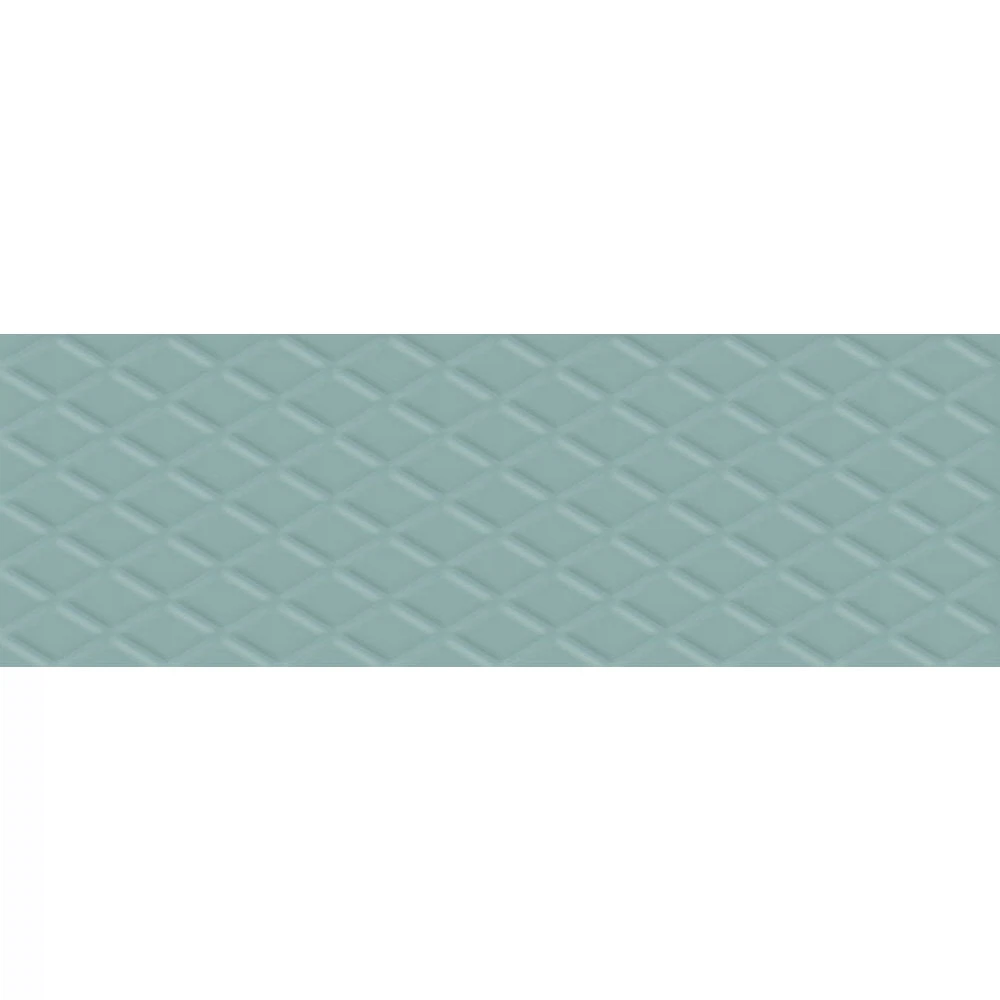 Изображение товара Настенная керамическая плитка Эфель 20x60 бирюзовая для ванной комнаты