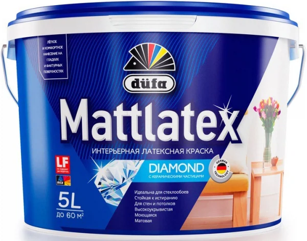 Краска dufa mattlatex rd100 латексная для