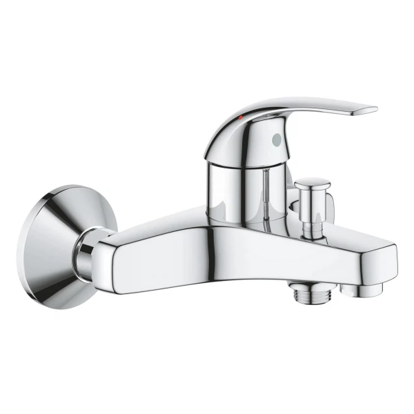 

смеситель для ванны однорычажный grohe baucurve 23599000, Хром